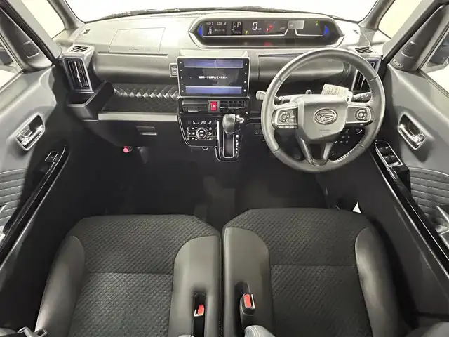 ダイハツ タント カスタム RS スタイルセレクション 佐賀県 2021(令3)年 7.4万km パールブラック 純正9インチナビ/フルセグTV/Bluetooth/Androidauto/Applecarplay/バックカメラ/衝突被害軽減システム/レーダークルーズコントロール/レーンアシスト/オートライト/オートマチックハイビーム/LEDヘッドライト/LEDフォグライト/クリアランスソナー/先行車発信お知らせ機能/ビルトインETC/両側パワースライドドア/運転席・助手席シートヒーター/ハーフレザーシート/ISOFIX対応/後席サンシェード/シートバックテーブル/純正15インチアルミホイール/純正フロアマット/純正ドアバイザー/スマートキー