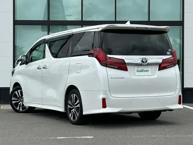 トヨタ アルファード S Cパッケージ 和歌山県 2018(平30)年 5.9万km ホワイトパールクリスタルシャイン 純正ナビ/フルセグTV/（AM/FM/CD/DVD/Bluetooth）/バックカメラ/フリップダウンモニター/プリクラッシュセーフティ/クリアランスソナー/レーダークルコン/両側パワスラ/パワーシート/ポジションメモリー/エアーベンチレーション/ステアリングヒーター/電動パーキング/オートホールド/デジタルインナーミラー/ドラレコ/ビルトインETC/サンルーフ/LEDヘッドライト/LEDフォグ/オートライト/オートマチックハイビーム