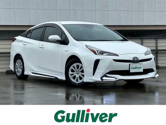 トヨタ プリウス S 静岡県 2019(令1)年 3.4万km スーパーホワイトⅡ トヨタセーフティセンス/Ｓｔｒａｄａメモリナビ/ＴＶ/ＢＴオーディオ/バックカメラ/ドラレコ/ビルトインＥＴＣ/エアロ付（ＦＳＲ）/追従機能付クルコン/前後コーナーセンサー/ＬＴＡ(レーントレーシングアシスト)/PKSB(パーキングサポートブレーキ)/オートライト/LEDヘッドライト/オートエアコン/盗難防止装置/純正15AW
