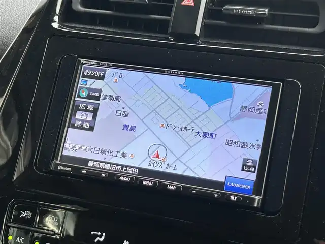 トヨタ プリウス S 静岡県 2019(令1)年 3.4万km スーパーホワイトⅡ トヨタセーフティセンス/Ｓｔｒａｄａメモリナビ/ＴＶ/ＢＴオーディオ/バックカメラ/ドラレコ/ビルトインＥＴＣ/エアロ付（ＦＳＲ）/追従機能付クルコン/前後コーナーセンサー/ＬＴＡ(レーントレーシングアシスト)/PKSB(パーキングサポートブレーキ)/オートライト/LEDヘッドライト/オートエアコン/盗難防止装置/純正15AW