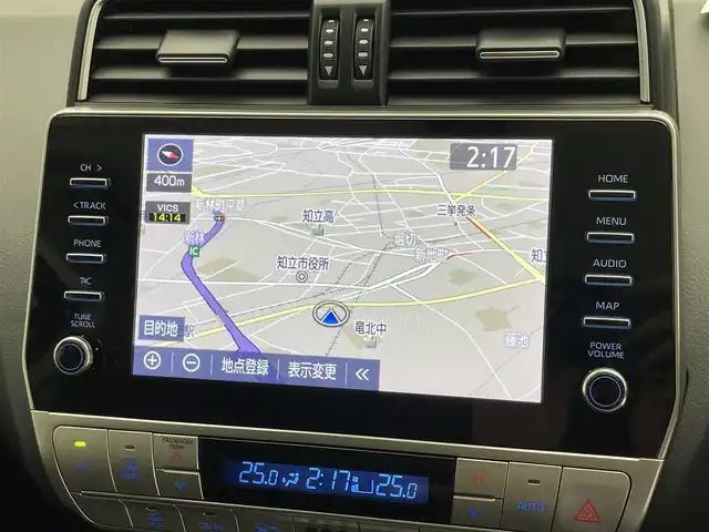 トヨタ ランドクルーザー プラド TX Lパッケージ マットブラED 愛知県 2022(令4)年 1.3万km ブラック メーカーナビＴＶ　ムーンルーフ　禁煙車　全方位カメラ　ＢＳＭ　黒革　シートヒーター　シートエアコン　コーナーセンサー　セーフティセンス　衝突軽減　追従クルコン　純正ルーフレール　ETC　7人　　ＬＥＤライト　ヘッドライトウォッシャー　ETC２．０　オートハイビーム　ルーフレール　スペアタイヤ