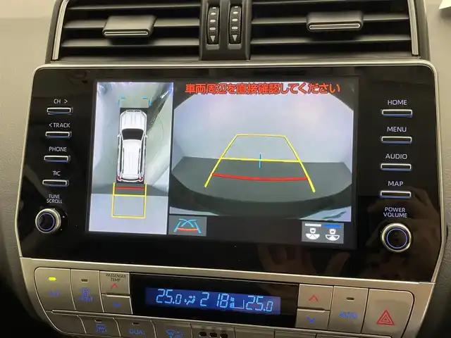 トヨタ ランドクルーザー プラド TX Lパッケージ マットブラED 愛知県 2022(令4)年 1.3万km ブラック メーカーナビＴＶ　ムーンルーフ　禁煙車　全方位カメラ　ＢＳＭ　黒革　シートヒーター　シートエアコン　コーナーセンサー　セーフティセンス　衝突軽減　追従クルコン　純正ルーフレール　ETC　7人　　ＬＥＤライト　ヘッドライトウォッシャー　ETC２．０　オートハイビーム　ルーフレール　スペアタイヤ