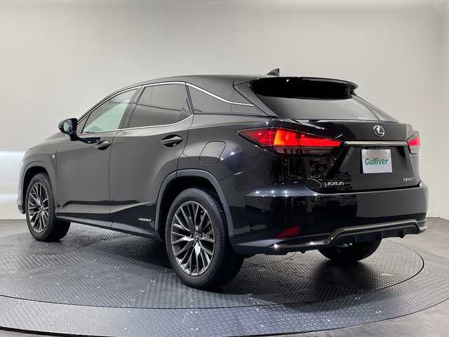 レクサス ＲＸ 450h Fスポーツ 愛媛県 2020(令2)年 4.4万km グラファイトブラックガラスフレーク パノラミックビューモニター/置くだけ充電/ムーンルーフ/セカンドシートパワーシート（電動リクライニング&電動格納機能付）/前後ドライブレコーダー//Lexus Safety System＋/レーダークルーズコントロール/レーントレーシングアシスト/純正12.3インチナビ/フルセグTV　Bluetooth /シートヒーター/2列目シートヒーター/全席パワーシート/パワーバックドア/3眼LEDヘッドライト/純正20インチアルミホイール/ビルトインETC2.0