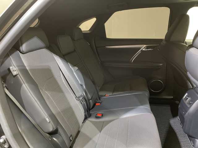 レクサス ＲＸ 450h Fスポーツ 愛媛県 2020(令2)年 4.4万km グラファイトブラックガラスフレーク パノラミックビューモニター/置くだけ充電/ムーンルーフ/セカンドシートパワーシート（電動リクライニング&電動格納機能付）/前後ドライブレコーダー//Lexus Safety System＋/レーダークルーズコントロール/レーントレーシングアシスト/純正12.3インチナビ/フルセグTV　Bluetooth /シートヒーター/2列目シートヒーター/全席パワーシート/パワーバックドア/3眼LEDヘッドライト/純正20インチアルミホイール/ビルトインETC2.0