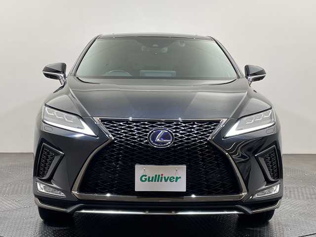 レクサス ＲＸ 450h Fスポーツ 愛媛県 2020(令2)年 4.4万km グラファイトブラックガラスフレーク パノラミックビューモニター/置くだけ充電/ムーンルーフ/セカンドシートパワーシート（電動リクライニング&電動格納機能付）/前後ドライブレコーダー//Lexus Safety System＋/レーダークルーズコントロール/レーントレーシングアシスト/純正12.3インチナビ/フルセグTV　Bluetooth /シートヒーター/2列目シートヒーター/全席パワーシート/パワーバックドア/3眼LEDヘッドライト/純正20インチアルミホイール/ビルトインETC2.0