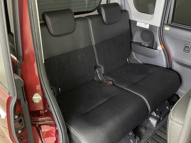 ダイハツ タント カスタムX トップED LTD SAⅢ 鹿児島県 2018(平30)年 4.3万km ファイアークォーツレッドM 純正8インチナビ/（CD/BT/HDMI/フルセグTV）/両側パワースライドドア/全方位モニター/フリップダウンモニター/オートライト/オートマチックハイビーム/ハーフレザーシート/シートヒーター/コーナーセンサ―/スマートキー/プッシュスタート/ドライブレコーダー/純正アルミホイール/純正フロアマット/純正ドアバイザー