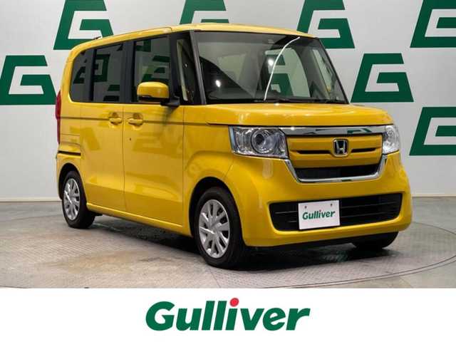 ホンダ Ｎ ＢＯＸ G L ホンダセンシング 鹿児島県 2018(平30)年 4.5万km プレミアムイエローパールⅡ 純正7インチSDナビ/BT/CD/SD/iPod/AM/FM/バックカメラ/ホンダセンシング/レーダークルーズコントロール/レーンキープアシスト/片側パワースライドドア/ETC/オートライト/LEDヘッドライト/純正ラバーマット/スマートキー