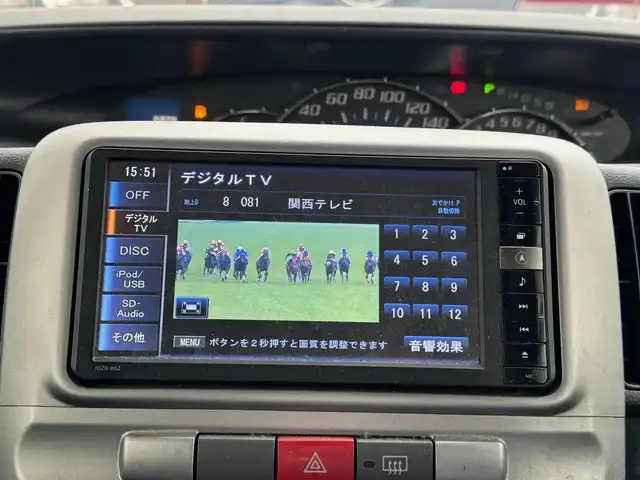 ダイハツ タント G 滋賀県 2012(平24)年 14.1万km 茶 純正フルセグナビ/　フルセグ Bluetooth CD SD AMFM/スマートキー/パワースライドドア/純正フロアマット/純正ドアバイザー/純正14インチアルミ/パワーウィンドウ/電動格納ミラー/ドアミラーウィンカー