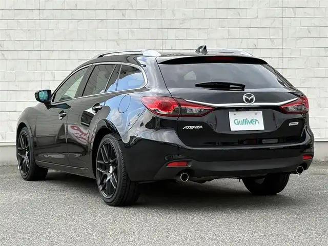 マツダ アテンザ ワゴン 20S 山口県 2014(平26)年 4万km ジェットブラックマイカ 社外ナビ/CD/DVD/SD/バックカメラ/HIDヘッドライト/オートライト/フォグランプ/ドライブレコーダー/クルーズコントロール/社外19インチAW/アドバンストキー/プッシュスタート/ETC/ドアバイザー/電動格納ミラー/純正フロアマット/アダプティブフロントライティングシステム/横滑り防止装置
