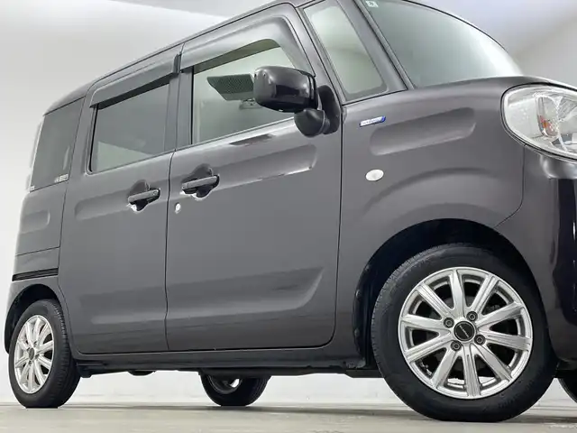 スズキ スペーシア HYBRID X 新潟県 2018(平30)年 7.6万km アーバンブラウンパールメタリック 社外ナビ/　・CD/　・DVD/　・Bluetooth/　・フルセグTV/両側パワースライドドア/デュアルセンサーブレーキサポート/４WD/社外14インチアルミホイール/シートヒーター