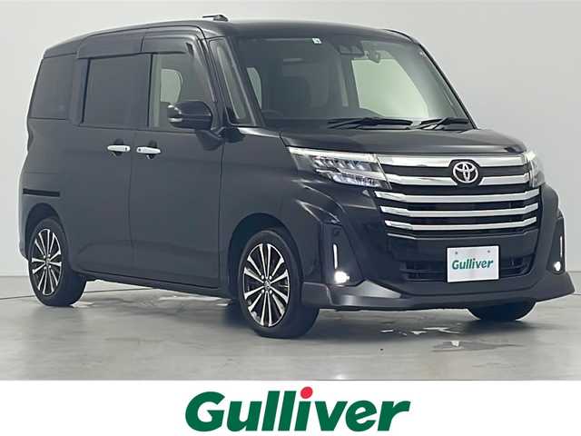 トヨタ ルーミー カスタムG－T 岐阜県 2020(令2)年 3.5万km ブラックマイカメタリック 純正SDナビ/フルセグ/BT/SD/DVD/USB/バックカメラ/両側パワースライドドア/ビルトインETC/社外ドラレコ/レーダークルーズコントロール/プリクラッシュセーフティ/クリアランスソナー/純正15インチAW/オートライト/オートハイビーム/フォグランプ/純正フロアマット/サイドバイザー/保証書/取扱説明書/スマートキー/スペアキー