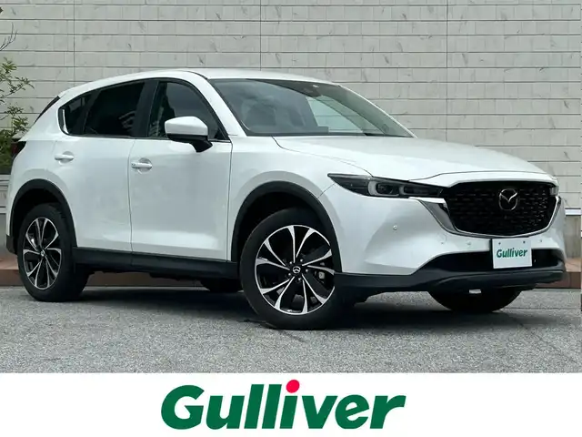 マツダ ＣＸ－５ XD プロアクティブ 滋賀県 2022(令4)年 7.3万km ロジウムホワイトプレミアムメタリック ディーゼル/2WD(FF)/6速AT/10.25インチ純正ナビ/（FM/AM/フルセグ/Bluetooth）/ETC/３６０°ビュー・モニター/バックカメラ/電動リアゲート/プリクラッシュブレーキアシスト	/踏み間違い防止アシスト	/後側方衝突防止支援システム	/ブラインドスポットモニタリング/レーンキープアシスト/レーダークルーズコントロール/コーナー・バックセンサー	/標識検知機能/運転席・助手席シートヒーター/ワイヤレス充電/アイドリングストップ/電動格納ミラー/電動パーキング/ブレーキホールド/革巻きステアリング/ステアリングスイッチ/ステアリングヒーター/パドルシフト/オートライト/LEDヘッドライト/フルオートエアコン/自動防眩ルームミラー/ヘッドアップディスプレイ/プッシュスタート/スマートキー/純正フロアマット