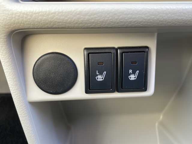 スズキ ラパン X 島根県 2022(令4)年 5.6万km フォーンベージュM 社外7インチメモリナビゲーション(KXM-E506W2)/スズキセーフティサポート/社外前方ドライブレコーダー/D/N席シートヒーター/AUTOライト/LEDヘッドライト/コーナーセンサー/ステアリングリモコン/アイドリングストップ/純正14インチアルミホイール