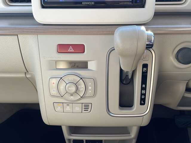 スズキ ラパン X 島根県 2022(令4)年 5.6万km フォーンベージュM 社外7インチメモリナビゲーション(KXM-E506W2)/スズキセーフティサポート/社外前方ドライブレコーダー/D/N席シートヒーター/AUTOライト/LEDヘッドライト/コーナーセンサー/ステアリングリモコン/アイドリングストップ/純正14インチアルミホイール