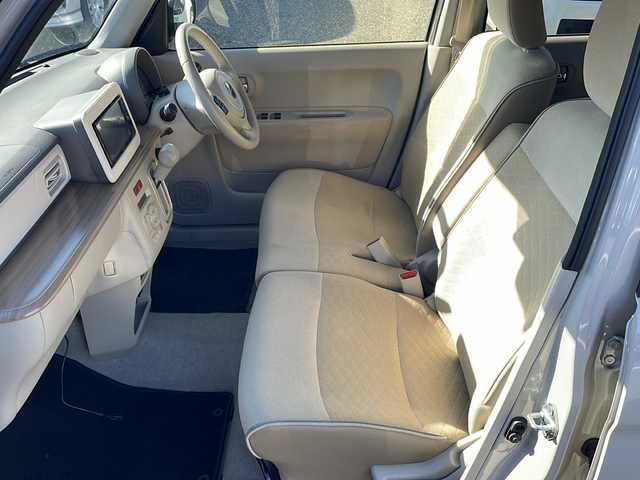 スズキ ラパン X 島根県 2022(令4)年 5.6万km フォーンベージュM 社外7インチメモリナビゲーション(KXM-E506W2)/スズキセーフティサポート/社外前方ドライブレコーダー/D/N席シートヒーター/AUTOライト/LEDヘッドライト/コーナーセンサー/ステアリングリモコン/アイドリングストップ/純正14インチアルミホイール