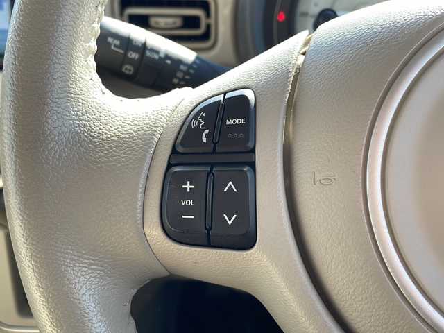 スズキ ラパン X 島根県 2022(令4)年 5.6万km フォーンベージュM 社外7インチメモリナビゲーション(KXM-E506W2)/スズキセーフティサポート/社外前方ドライブレコーダー/D/N席シートヒーター/AUTOライト/LEDヘッドライト/コーナーセンサー/ステアリングリモコン/アイドリングストップ/純正14インチアルミホイール