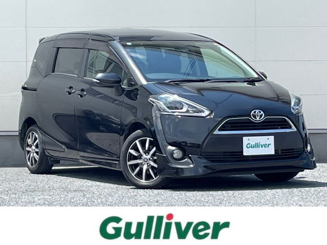 トヨタ シエンタ G クエロ 茨城県 2018(平30)年 7.8万km ブラックマイカ 純正メモリナビ/・Bluetooth接続/・ワンセグテレビ/バックカメラ/ETC/プリクラッシュセーフティー/両側パワースライドドア/ハーフレザーシート/プッシュスタート/純正フロアマット/純正ドアバイザー/純正アルミホイール/ステアリングスイッチ
