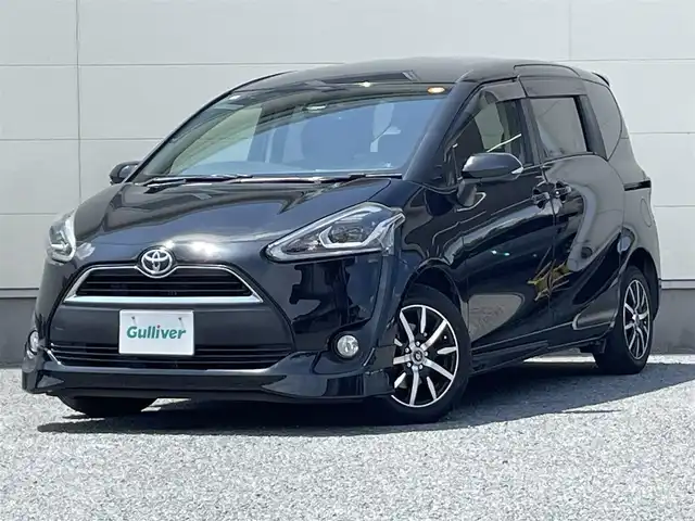 トヨタ シエンタ G クエロ 茨城県 2018(平30)年 7.8万km ブラックマイカ 純正メモリナビ/・Bluetooth接続/・ワンセグテレビ/バックカメラ/ETC/プリクラッシュセーフティー/両側パワースライドドア/ハーフレザーシート/プッシュスタート/純正フロアマット/純正ドアバイザー/純正アルミホイール/ステアリングスイッチ