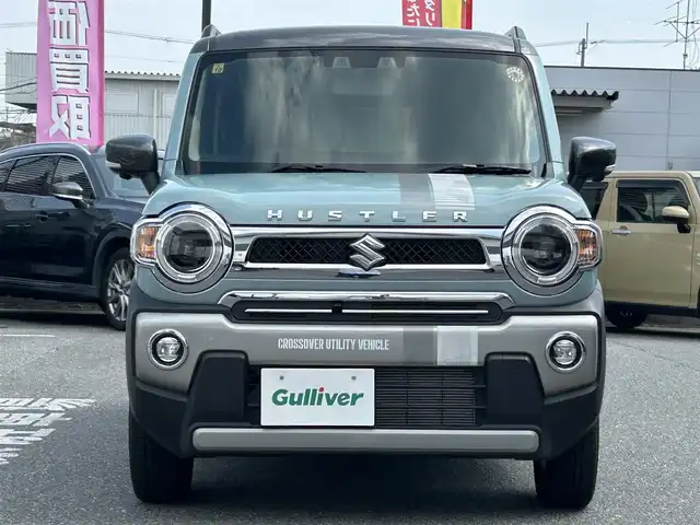 スズキ ハスラー Jスタイル Ⅱ ターボ 奈良県 2023(令5)年 1万km オフブルーメタリック/ガンメタリック2トーンルーフ 純正９インチナビ/フルセグTV/全方位モニター/TVキャンセラー/（CD/DVD/BT/USB)/デュアルカメラブレーキサポート/レーダークルーズコントロール/車線逸脱警報/車線逸脱抑制制御機能/パーキングソナー/横滑り防止機能/ルーフレール/アイドリングストップ/OPステッカー/LEDヘッドライト/フォグランプ/オートライト/オートハイビーム