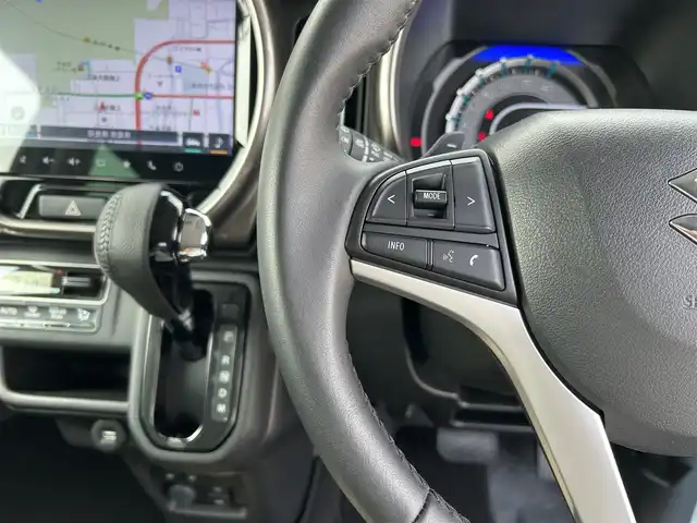 スズキ ハスラー Jスタイル Ⅱ ターボ 奈良県 2023(令5)年 1万km オフブルーメタリック/ガンメタリック2トーンルーフ 純正９インチナビ/フルセグTV/全方位モニター/TVキャンセラー/（CD/DVD/BT/USB)/デュアルカメラブレーキサポート/レーダークルーズコントロール/車線逸脱警報/車線逸脱抑制制御機能/パーキングソナー/横滑り防止機能/ルーフレール/アイドリングストップ/OPステッカー/LEDヘッドライト/フォグランプ/オートライト/オートハイビーム