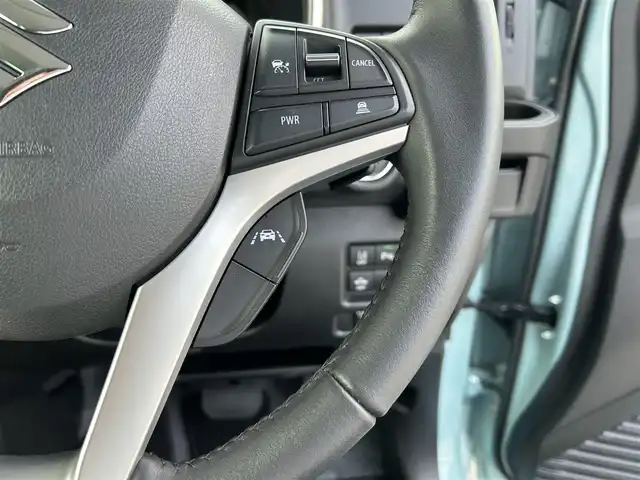 スズキ ハスラー Jスタイル Ⅱ ターボ 奈良県 2023(令5)年 1万km オフブルーメタリック/ガンメタリック2トーンルーフ 純正９インチナビ/フルセグTV/全方位モニター/TVキャンセラー/（CD/DVD/BT/USB)/デュアルカメラブレーキサポート/レーダークルーズコントロール/車線逸脱警報/車線逸脱抑制制御機能/パーキングソナー/横滑り防止機能/ルーフレール/アイドリングストップ/OPステッカー/LEDヘッドライト/フォグランプ/オートライト/オートハイビーム