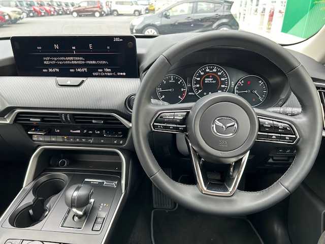 マツダ ＣＸ－６０ XD Sパッケージ 茨城県 2023(令5)年 0.3万km ディープクリスタルブルーマイカ 純正ナビ/（AM/FM/BT/ミラーリング）/フルセグTV/３６０℃ビューモニター/ブラインドスポット/メモリーシート/レーダークルーズ/前席シートヒーター/黒革シート/ステアリングヒーター/コーナーセンサー/電動リヤゲート