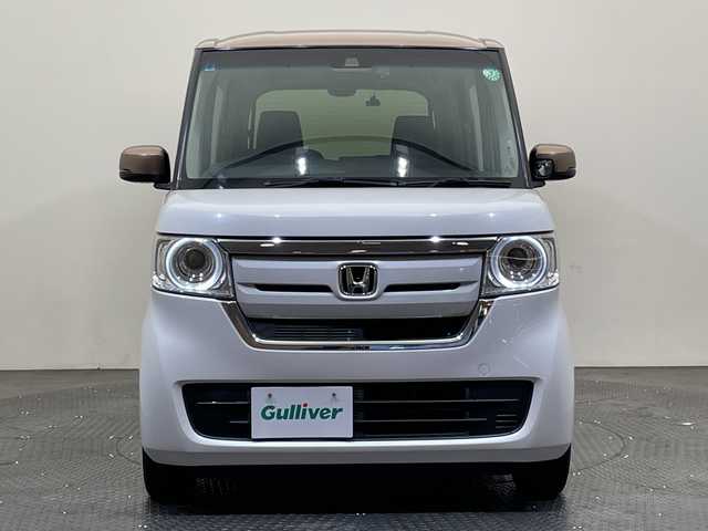 ホンダ Ｎ ＢＯＸ G･L ホンダセンシング カッパーブラウンスタイル 愛媛県 2019(令1)年 4.9万km プラチナホワイトパール 純正ナビ/ワンセグ／Ｂｌｕｅｔｏｏｔｈ／ＵＳＢ/バックカメラ/衝突軽減ブレーキ/レーダークルーズコントロール/ＥＴＣ/前後ドライブレコーダー/両側パワースライドドア/コーナーセンサー/レーンキープアシスト/LEDヘッドライト