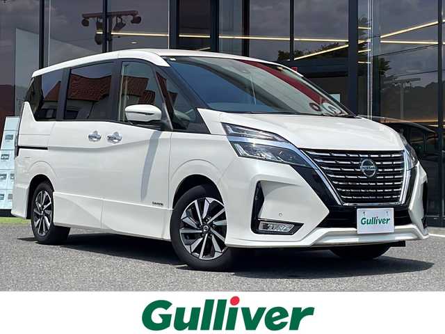 日産 セレナ ハイウェイスター V 大阪府 2021(令3)年 5.7万km ブリリアントホワイトパール 衝突軽減システム　/両側パワースライドドア　/純正１０インチナビ/フルセグTV　/Bluetooth　/CD　/DVD　/Blu-ray　/全方位カメラ　/レーダークルーズコントロール/プロパイロット/デジタルインナーミラー/オートホールド/BSM/LEDヘッドライト　/ドライブレコーダー　/ＥＴＣ/スペアキー