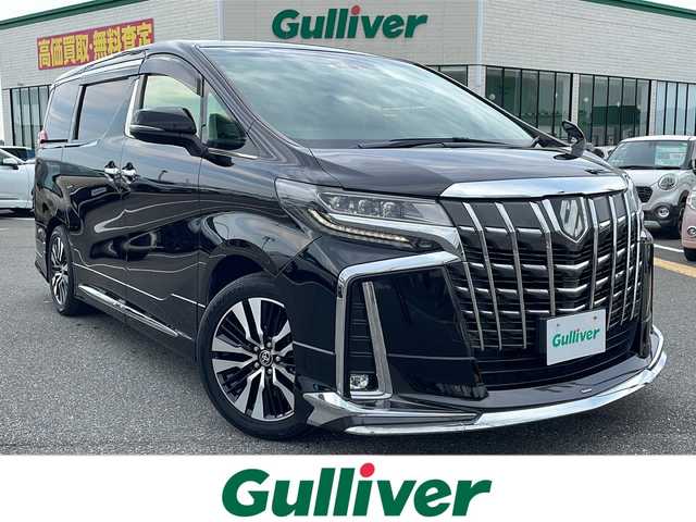 トヨタ アルファード S Cパッケージ 鳥取県 2020(令2)年 6.4万km ブラック 純正9型ディスプレイオーディオ/(ナビ/DVD/CD/BT/USB）/純正12.1型フリップダウンモニター/バックカメラ・ビルトインETC/前後ドライブレコーダー/ダブルサンルーフ/黒レザーシート/モデリスタエアロ/フロント/サイド/リア/トヨタセーフティセンス/レーダークルーズコントロール/両側パワースライドドア/パワーバックドア/パワーシート/前席/セカンドシート/前席シートヒーター/デジタルインナーミラー/LEDヘットライト/純正18インチアルミホール/プッシュエンジンスタート/スマートキー×２