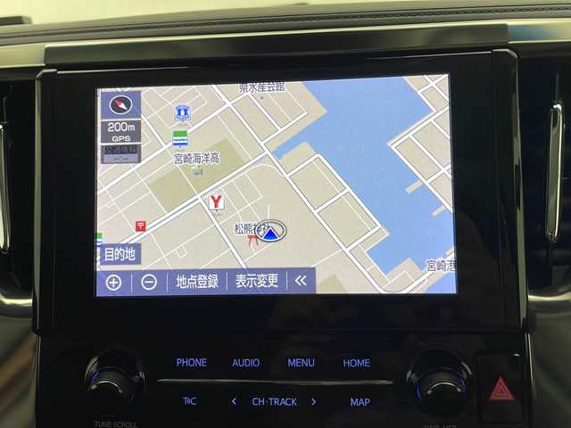 トヨタ アルファード S Cパッケージ 宮崎県 2020(令2)年 6.4万km ブラック 禁煙車/トヨタセーフティセンス/純正9型ディスプレイオーディオナビTV/（T-connect/CD/DVD/Bluetooth/フルセグTV)/純正リアフリップダウンモニター/純正ビルトイン2.0ETC/純正LEDオートライト/純正LEDフォグ/純正18インチアルミ/純正モデリスタエアロ/純正モデリスタマフラー/純正フロアマット/社外前後ドライブレコーダー/両側電動スライドドア/黒本革シート/アダプティブクルーズコントロール/プリクラッシュセーフティ/レーンディパーチャーアラート/オートマチックハイビーム/ブラインドスポットモニター/電子パーキング/オートホールド/サンルーフ/エグゼクティブパワーシート/前席パワーシート/エアシート/ウッドコンビ本革巻ハンドル/ウインカードアミラー/オート電動格納ミラー/ステアリングヒーター/スマートキー/プッシュエンジンスタート/スペアキー/取扱い説明書