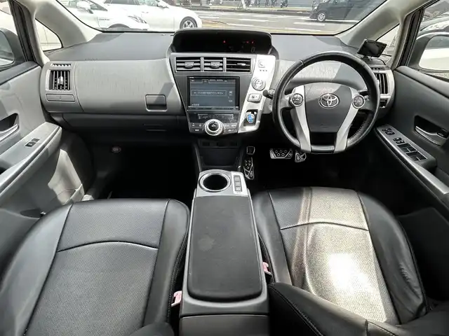 トヨタ プリウス α G 宮崎県 2012(平24)年 10万km ホワイトパールクリスタルシャイン /ナビ(NHBA-X62G)//TV/CD/DVD/Bluetooth//ビルトインETC//バックカメラ//オートライト//純正フロアマット//社外アルミホイール//ドアバイザー//プッシュスタート//電格ウィンカーミラー//ステアリングスイッチ