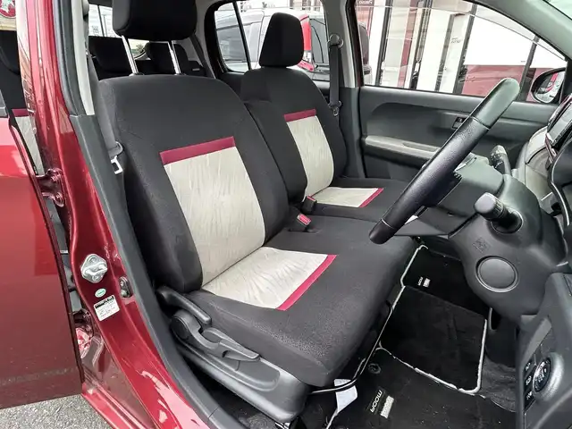 トヨタ パッソ モーダ　S 宮城県 2016(平28)年 5万km ファイアークォーツレッドM 登録時走行距離49346km/純正SDナビ/Bluetooth・AM・FM・AUX・TV・CD・SD/バックカメラ/衝突軽減ブレーキ/レーンキープアシスト/コーナーセンサー（後ろのみ）/ビルトインETC/純正LED/純正ホイールカバー/ウインカーミラー/フォグランプ/ドアバイザー