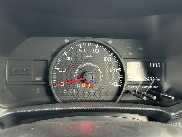 ダイハツ タフト X 鹿児島県 2022(令4)年 2.5万km フォレストカーキメタリック 純正SDナビ　NSZN-W59G/【Bluetooth/フルセグTV/CD/DVD】/スカイフィールトップ/LEDヘッドライト/ドアバイザー/アイドリングストップ/USBポート/スマートキー/ETC/オートエアコン