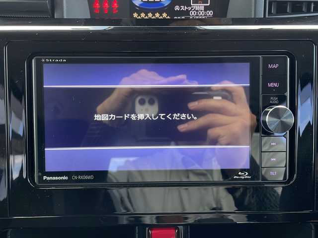 トヨタ ルーミー カスタムG 山口県 2022(令4)年 5.5万km ブラックマイカメタリック 社外SDナビ/・フルセグTV/・アラウンドビューモニター/・DVD再生機能有/・Bluetoothオーディオ/ビルトインETC/Toyota Safety Sense/・衝突警報機能/・ブレーキ制御付誤発進抑制機能/・車線逸脱警報機能/・ふらつき警報/・先行車発進お知らせ機能/・標識認識機能/・アダプティブクルーズコントロール/純正フロントマット/両側パワースライドドア/純正14インチアルミホイール/純正LEDライト/オートライト/スマートキー/プッシュスタート