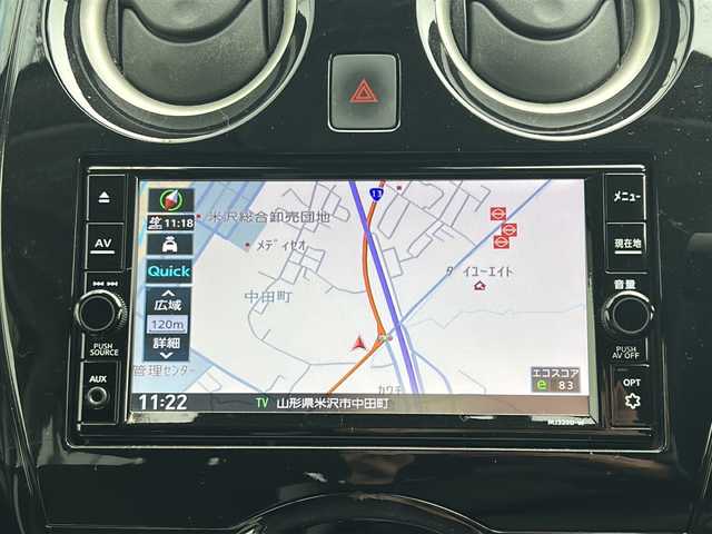 日産 ノート X Vセレクション 山形県 2020(令2)年 2.7万km ダークメタルグレー 禁煙車/エマージェンシーブレーキ/レーンキープアシスト/横滑り防止装置/純正ナビ/（Bluetooth/CD/DVD/フルセグ)/アラウンドビューモニター/前後コーナーセンサー/オートライト/純正ドライブレコーダー/デジタルインナーミラー/ステアリングスイッチ/ETC/電動格納ウィンカーミラー/スマートキー×2/ドアバイザー