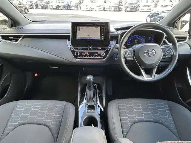 トヨタ カローラ スポーツ ハイブリッドG Z 島根県 2019(平31)年 1.9万km ホワイトパールクリスタルシャイン 登録時走行距離　18784km/純正SDナビ(Bluetooth)/フルセグTV/バックカメラ/クルーズコントロール(追従有)/レーンアシスト/横滑り防止装置/オートライト/ドライブレコーダー(前方のみ)/純正アルミホイール/カーテンエアバック/プッシュスタート/スマートキー/ETC