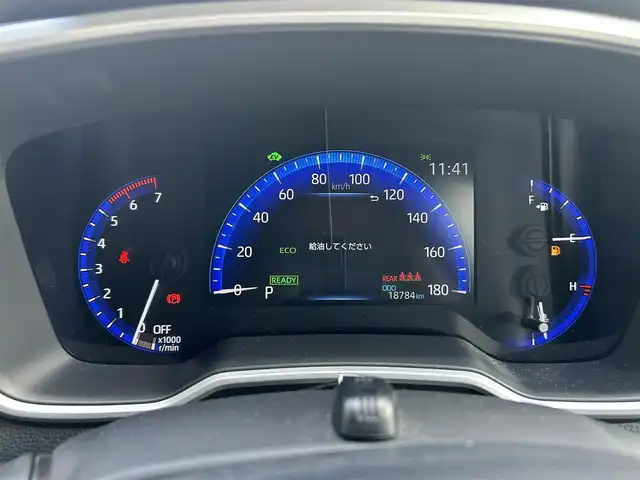 トヨタ カローラ スポーツ ハイブリッドG Z 島根県 2019(平31)年 1.9万km ホワイトパールクリスタルシャイン 登録時走行距離　18784km/純正SDナビ(Bluetooth)/フルセグTV/バックカメラ/クルーズコントロール(追従有)/レーンアシスト/横滑り防止装置/オートライト/ドライブレコーダー(前方のみ)/純正アルミホイール/カーテンエアバック/プッシュスタート/スマートキー/ETC