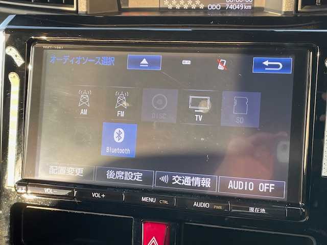 トヨタ ルーミー カスタムG S 茨城県 2017(平29)年 7.3万km レーザーブルークリスタルシャイン 純正ナビ/-BT/AM/FM/CD/TV　/衝突軽減システム　/フリップダウンモニター　/両側パワースライドドア /バックカメラ /コーナーセンサー /LEDヘッドライト /モデリスタエアロ /-フロント/サイド/リア/D席N席シートヒーター /前後ドライブレコーダー  /ETC/ウォークスルー/アイドリングストップ/サイドエアバッグ