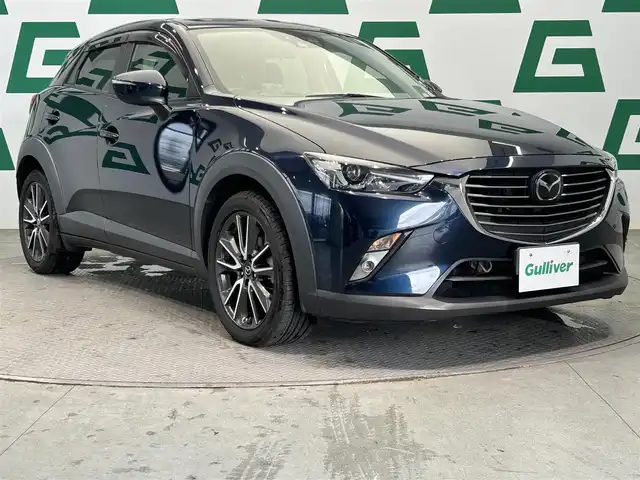 マツダ ＣＸ－３ XD ツーリング 鹿児島県 2015(平27)年 5.2万km ディープクリスタルブルーマイカ 純正ナビ/(フルセグ)/アダプティブクルーズコントロール/バックカメラ/ビルトインETC/ヘッドアップディスプレイ/BSM/純正アルミホイール/純正ラバーマット/LEDヘッドライト/レザーシート/オートライト/プッシュスタート/アイドリングストップ