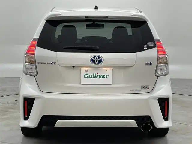 トヨタ プリウス α S ツーリングセレクション G’s 福岡県 2016(平28)年 1.7万km ホワイトパールクリスタルシャイン ＧＳ＇エアロ　純正ナビ／フルセグＴＶ／ＢＴ　/ビルトインＥＴＣ　/バックカメラ　/衝突被害軽減システム　/レーンキープ　/コーナーセンサー　/横滑り防止装置　/オートライト　/ＧＳ＇１８インチＡＷ　/ハーフレザーシート