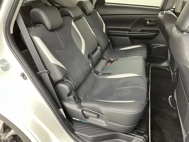 トヨタ プリウス α S ツーリングセレクション G’s 福岡県 2016(平28)年 1.7万km ホワイトパールクリスタルシャイン ＧＳ＇エアロ　純正ナビ／フルセグＴＶ／ＢＴ　/ビルトインＥＴＣ　/バックカメラ　/衝突被害軽減システム　/レーンキープ　/コーナーセンサー　/横滑り防止装置　/オートライト　/ＧＳ＇１８インチＡＷ　/ハーフレザーシート