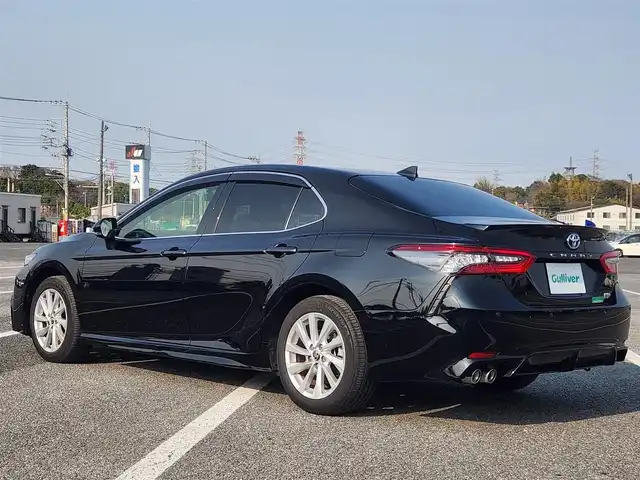 トヨタ カムリ WS 群馬県 2021(令3)年 1.1万km アティチュードブラックマイカ 〇純正ナビ/〇フルセグTV/〇バックカメラ/〇ビルトインETC/〇セーフティセンス/〇レーダークルーズコントロール/〇ブラインドスポットモニター/〇クリアランスソナー/〇パワーバッグドア/〇LEDヘッドランプ/〇オートライト/〇フォグランプ/〇純正17インチアルミ/〇合皮巻きステアリング/〇パドルシフト/〇左右独立オートエアコン/〇パワーシート/〇スマートエントリー/〇禁煙車