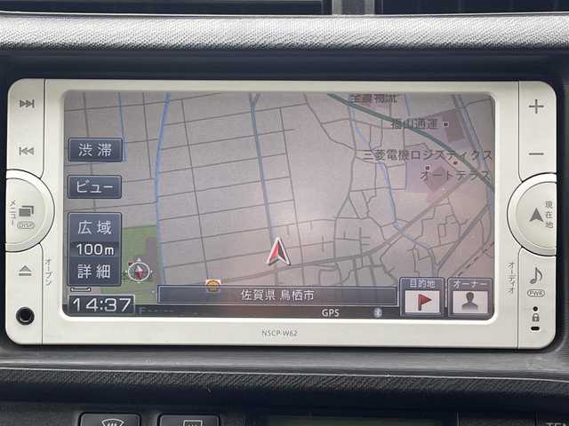 トヨタ アクア S 愛媛県 2014(平26)年 6.9万km ライムホワイトパールクリスタルシャイン 純正ナビ/AM/FM/CD/DVD/BT/ワンセグTV　/ドライブレコーダー　/電格ミラー　/ETC　/純正フロアマット　/シガーソケット　/プッシュスタート　/ヘッドライトレベライザー　/ISOFIX/純正ホイールキャップ/ドアバイザー/フォグランプ/現状サマー(鉄)(175/65/R15)/純正ホイールキャップ