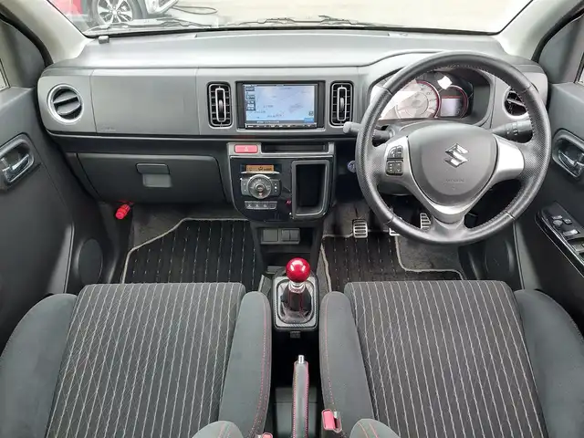 スズキ アルト ワークス 東京都 2019(令1)年 2.4万km ブリスクブルーM 社外ナビ/Bluetooth/純正アルミホイール/純正フロアマット/社外マフラー/バックカメラ/プッシュスタート/ドライブレコーダー/ワンセグテレビ/ETC