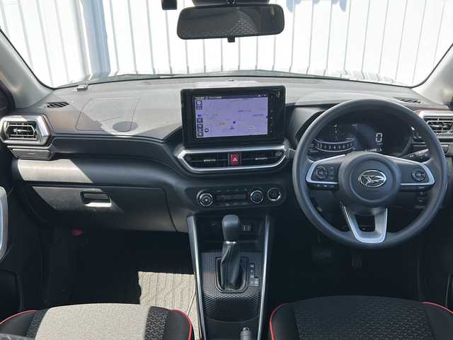 ダイハツ ロッキー X 愛知県 2023(令5)年 3.7万km ブラックマイカメタリック 純正9型ナビ/・Bluetooth/・CD/DVD/・USB接続/・フルセグテレビ/・SD音楽録音　/全方位モニター/ビルトインETC/前方ドライブレコーダー　/純正フロアマット　/前後コーナーセンサー/衝突軽減ブレーキ/レーンキープアシスト/オートマチックハイビーム　　/テレビキャンセラー /LEDヘッドライト /オートライト/ステアリングスイッチ /オートホールド /電動格納ミラー