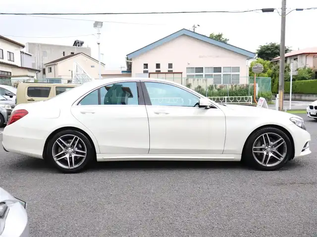 メルセデス・ベンツ Ｓ３００ ハイブリッド AMGライン 神奈川県 2016(平28)年 7.8万km パール レーダーセーフティパッケージ/360度カメラシステム/アクティブパーキングアシスト/パノラミックスライディングサンルーフ/プライバシーガラス/ヘッドアップディスプレイ/19インチ純正AW/革シート/パワーシート（前席）/シートヒーター（前席/後席）/エアバランスパッケージ/ステンレス製ペダル/イージークローザー（トランクフード）/COMANDシステム/10スピーカー/保証書、取説/スペアスマートキー