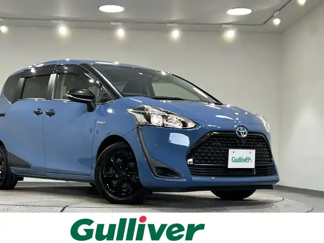 トヨタ シエンタ ハイブリッド ファンベースG グランパー 愛知県 2020(令2)年 6.3万km グレイッシュブルー 純正ナビ/パノラミックビューモニター/フリップダウンモニター/両側パワースライドドア/クルーズコントロール/衝突軽減ブレーキ/クリアランスソナー/レーンディパーチャーアラート/先行車発進告知/ＡＣ１００Ｖ/ビルトインＥＴＣ/前後ドライブレコーダー/社外フロアゴムマット/シートカバー
