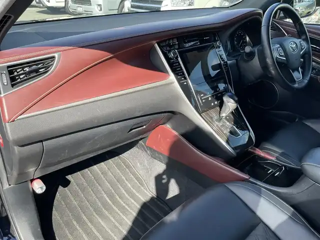 トヨタ ハリアー ハイブリッド エレガンス 岩手県 2014(平26)年 7.5万km スパークリングブラックパールクリスタルシャイン 純正SDナビ/（フルセグTV/CD/DVD/Bluetooth）/バックカメラ/ステアリングリモコン/LEDヘッドライト/フォグライト/ビルドインETC/電動格納ミラー/パワーシート/純正フロアマット/１７インチアルミ