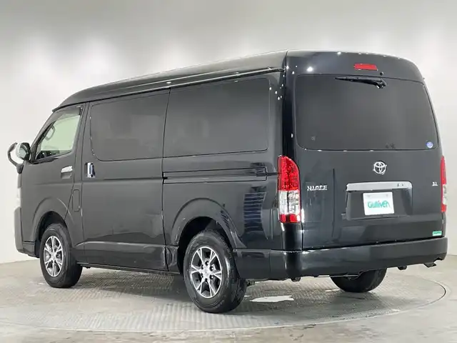 トヨタ ハイエース GL ロング 栃木県 2019(令1)年 3.4万km ブラックマイカ 4WD/11型アルパイン製ナビ(XF11Z)/(フルセグTV・Bluetooth・CD・DVD・USB・HDMI)/後席モニター/4列シート/トヨタセーフティセンス/ ・プリクラッシュセーフティ/ ・レーンキープアシスト/ ・オートハイビーム/片側パワースライドドア/バックカメラ/前後ドライブレコーダー/AC100V電源/LEDヘッドライト/オートライト/フロントフォグランプ/純正アルミホイール/純正フロアマット/スマートキー/スペアキー/保証書