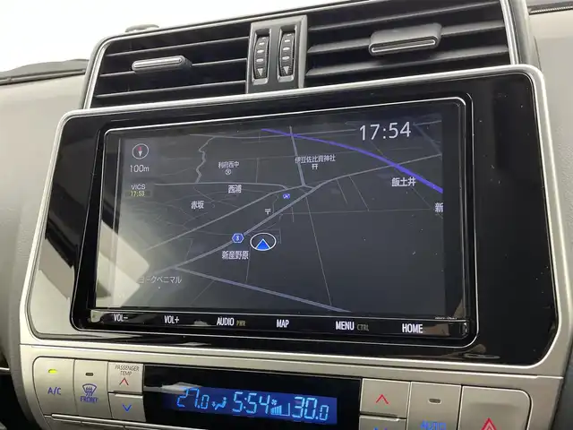 トヨタ ランドクルーザー プラド TX Lパッケージ マットブラED 宮城県 2022(令4)年 3.8万km ブラック 純正９型ナビ/黒革シート/シートヒーター／ベンチレーション/アダプティブクルーズコントロール/前後クリアランスソナー/ルーフレール/専用１８インチＡＷ/フルセグＴＶ/バックモニター/ビルトインETC/Ｂｌｕｅｔｏｏｔｈオーディオ/前席パワーシート/LEDヘッドランプ/フォグランプ/禁煙車